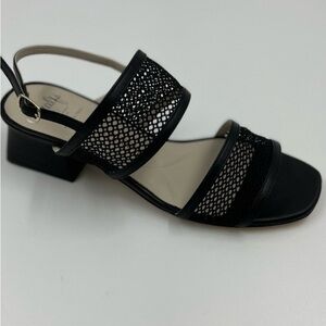 Amalfi Mecedonia black sandals